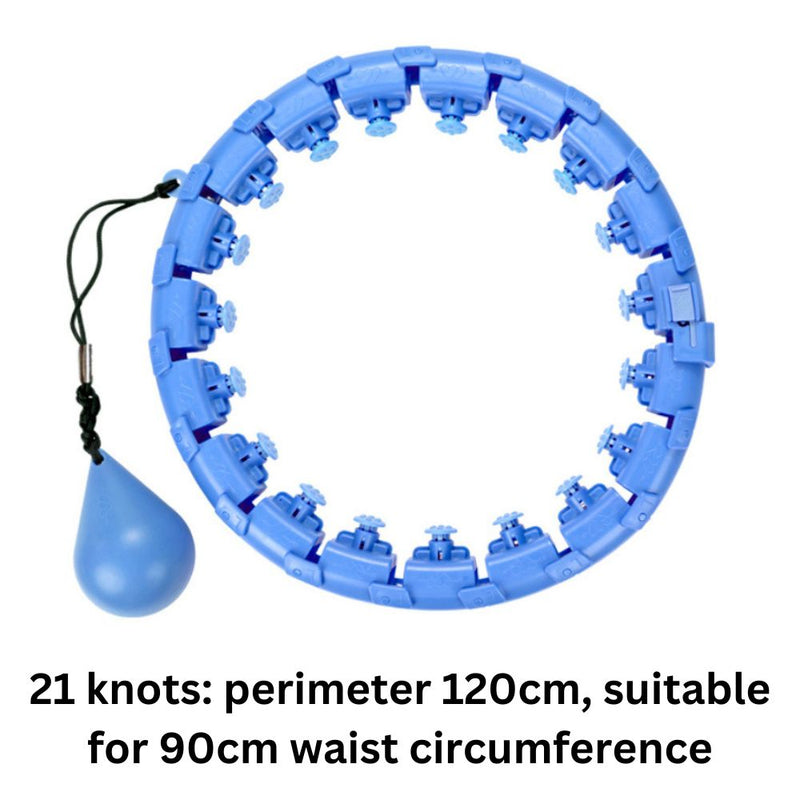 Fitness Hoop with Massage Rings with Detachable Segments