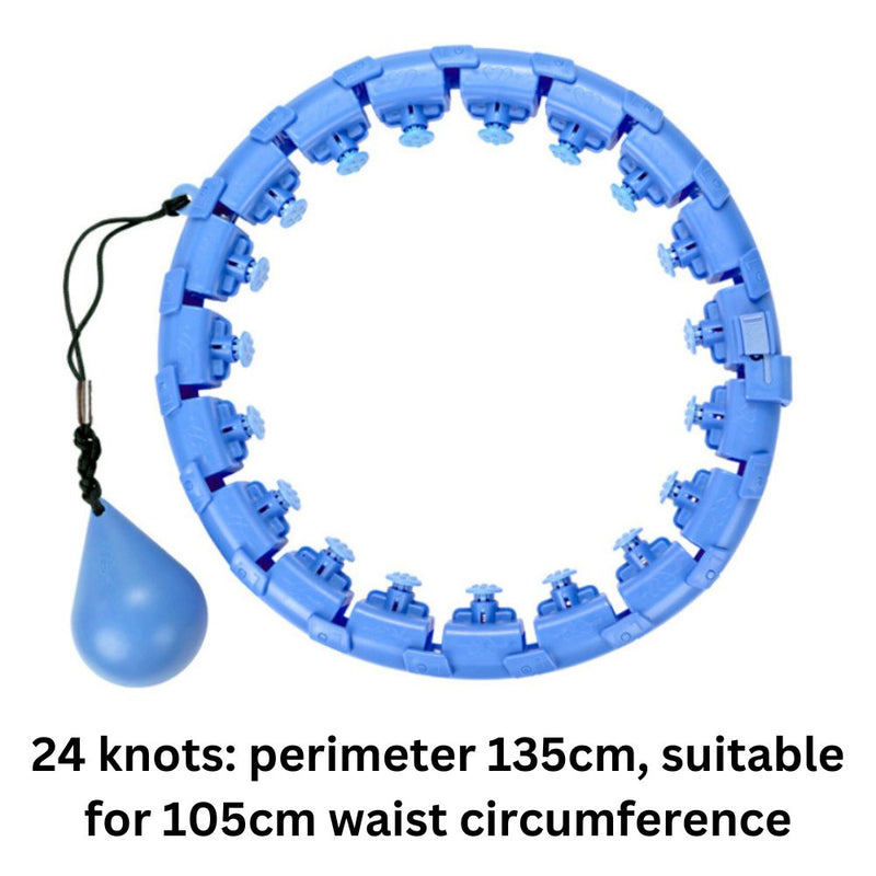 Fitness Hoop with Massage Rings with Detachable Segments