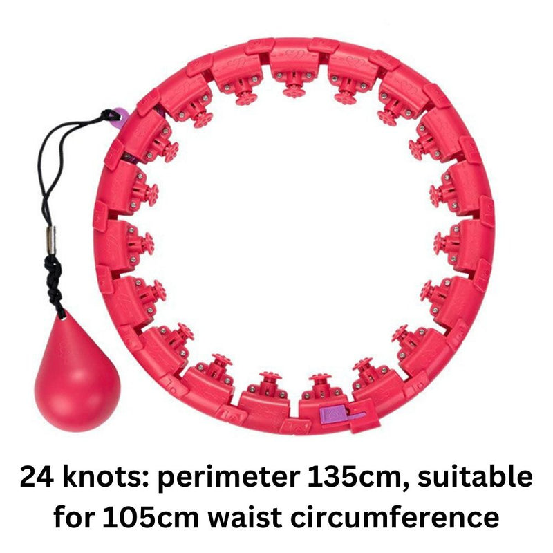 Fitness Hoop with Massage Rings with Detachable Segments