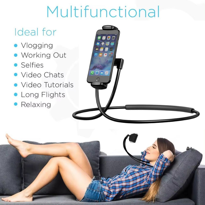 Universal Adjustable Neck Hanging Mobile Phone Lazy Bracket Holder