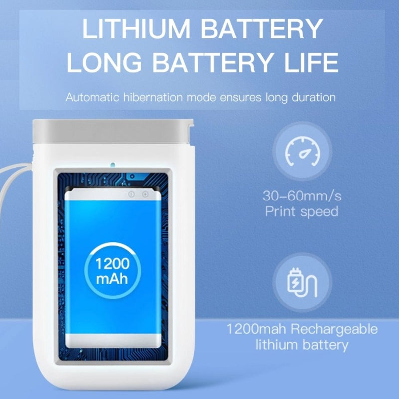 Portable USB Rechargeable Bluetooth Thermal Printing Label Maker