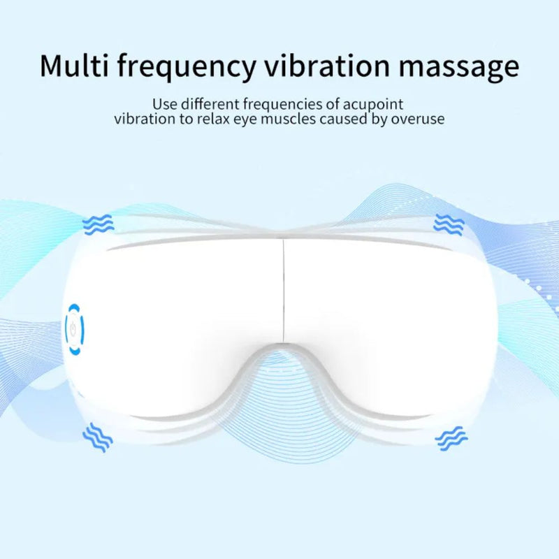 Heating and Vibrating Eye Mask Massager - USB Rechargeable