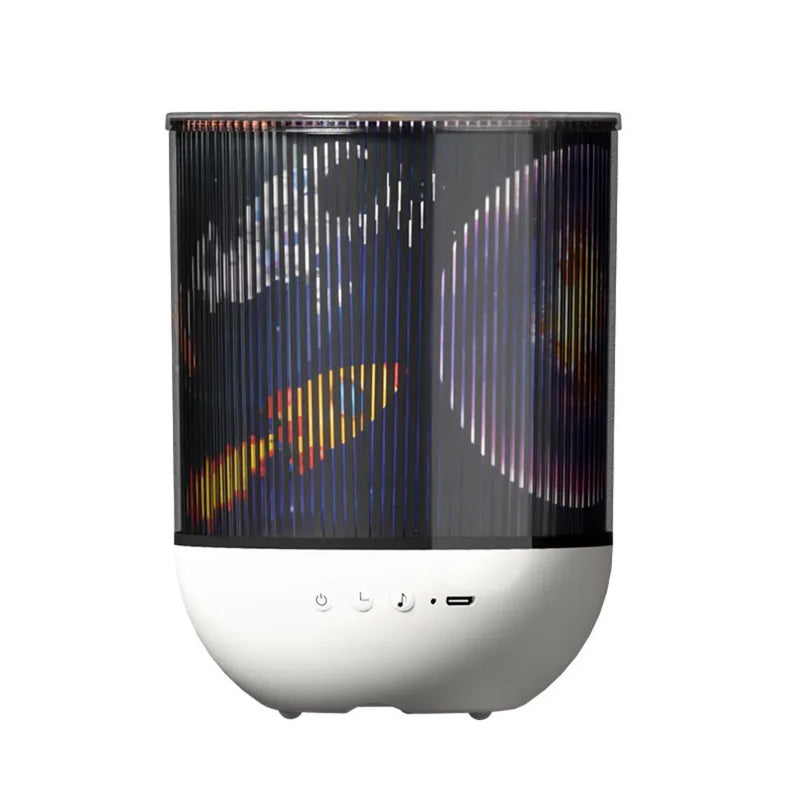 USB Rechargeable Rotating Night Lamp and Wireless Speaker