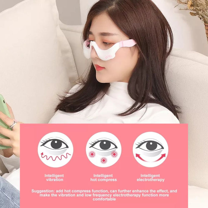 USB Rechargeable 3D EMS Micro-Current Pulse Eye Relax Massager