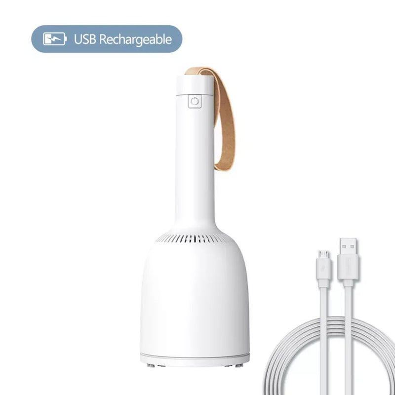 USB Rechargeable Handheld Portable Mini Desk Vacuum Cleaner with Hairball Trimmer