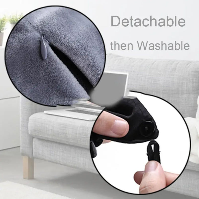 2-in-1 Heating Cushion Pad Blanket and Shawl - USB Powered