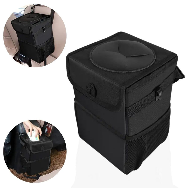 Portable Hanging Trash Bag and Waste Bin for Car
