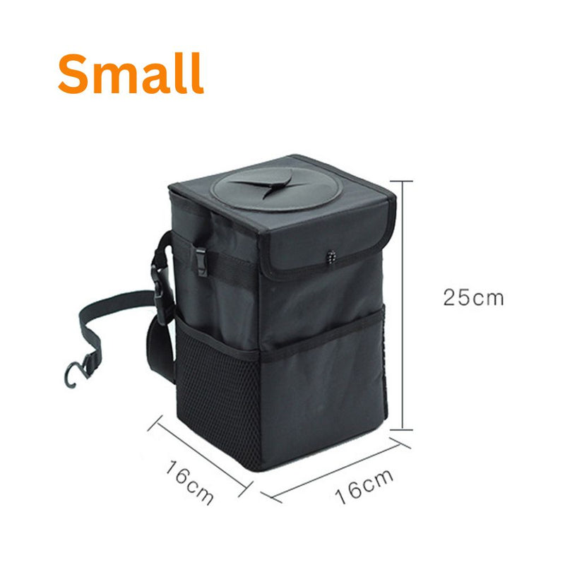 Portable Hanging Trash Bag and Waste Bin for Car