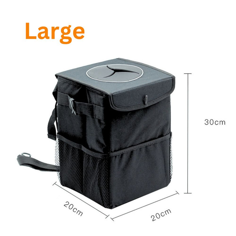 Portable Hanging Trash Bag and Waste Bin for Car