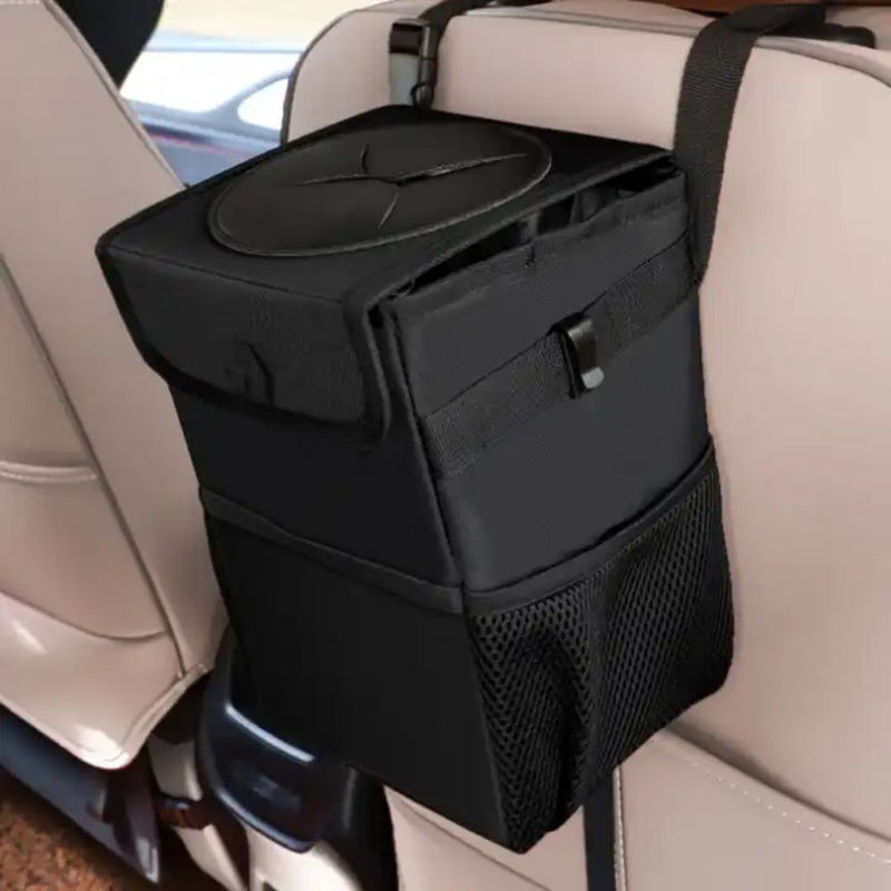 Portable Hanging Trash Bag and Waste Bin for Car