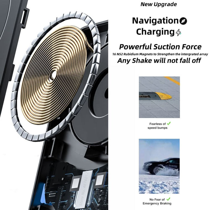 Car Air Vent Magnetic Wireless Mobile Phone Charger