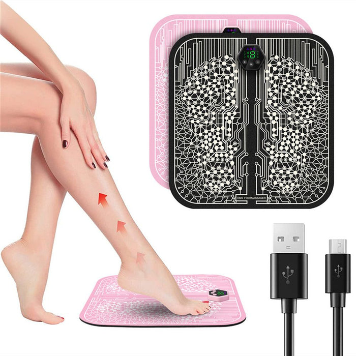 6-in-1 USB Rechargeable Reflexology EMS Foot Massager