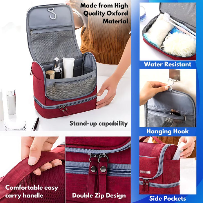 Waterproof Hanging Toiletry Travel Makeup Storage Organizer Bag