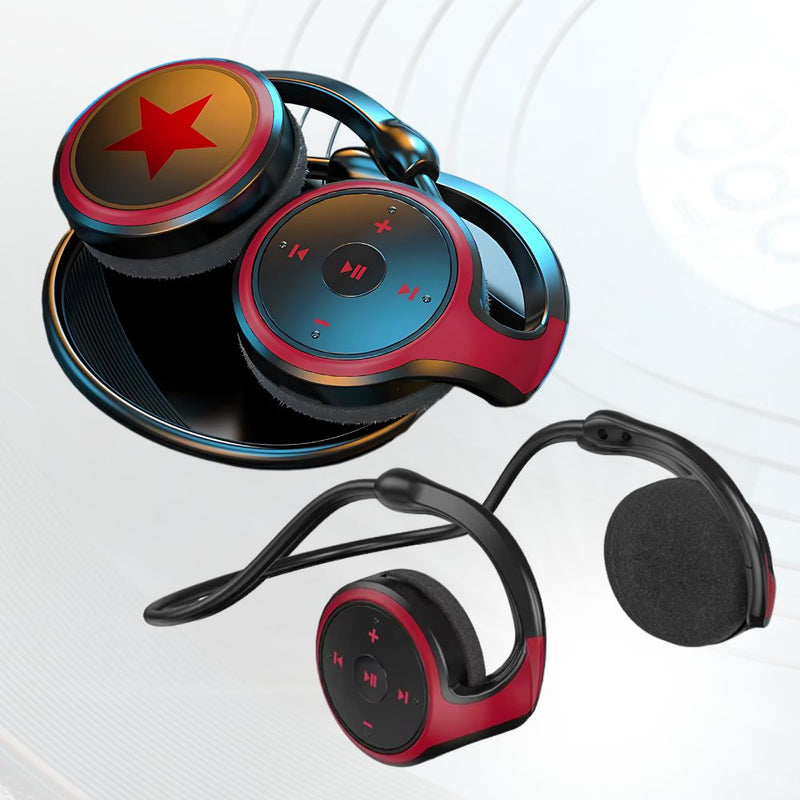 Comfort-Fit Wireless USB Charging On-Ear Headphones with Mic