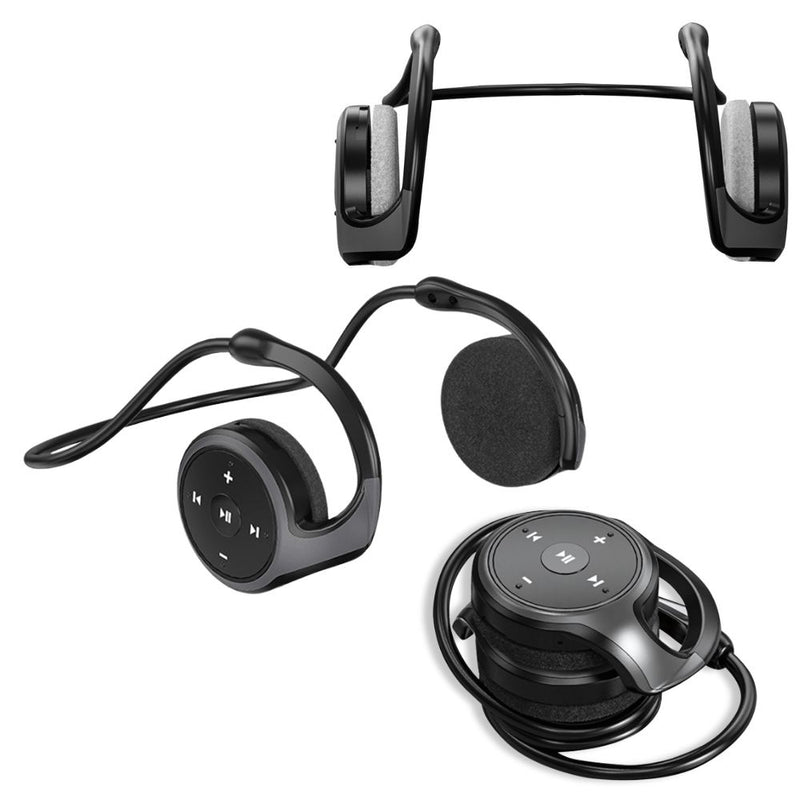Comfort-Fit Wireless USB Charging On-Ear Headphones with Mic