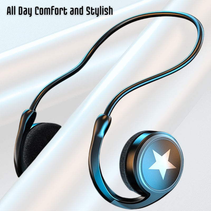 Comfort-Fit Wireless USB Charging On-Ear Headphones with Mic