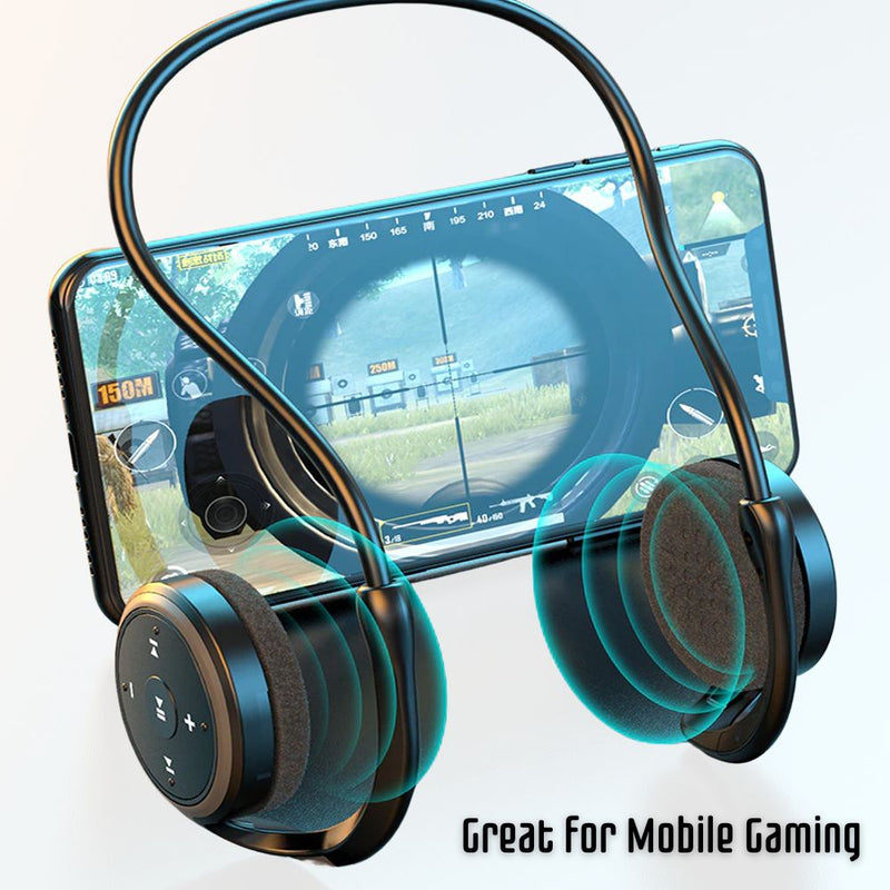 Comfort-Fit Wireless USB Charging On-Ear Headphones with Mic