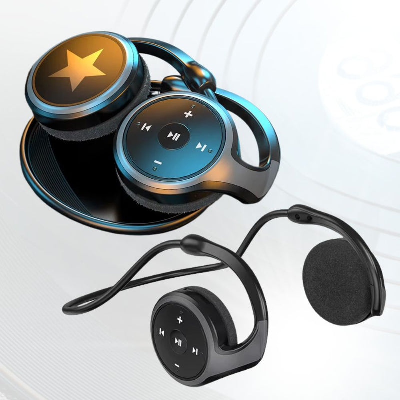 Comfort-Fit Wireless USB Charging On-Ear Headphones with Mic