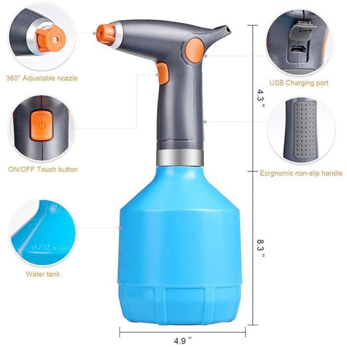 USB Rechargeable Hand Held Electric Spray Can for Water Fertilizer