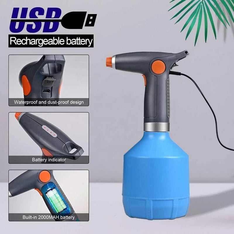 USB Rechargeable Hand Held Electric Spray Can for Water Fertilizer