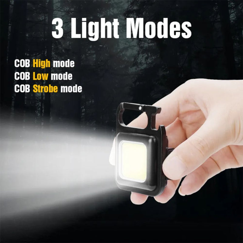Multi-purpose Mini Pocket Flashlight - USB Rechargeable