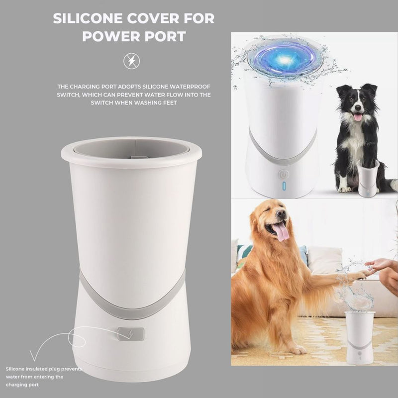 USB Rechargeable Automatic Cat and Dog Paw Cleaner