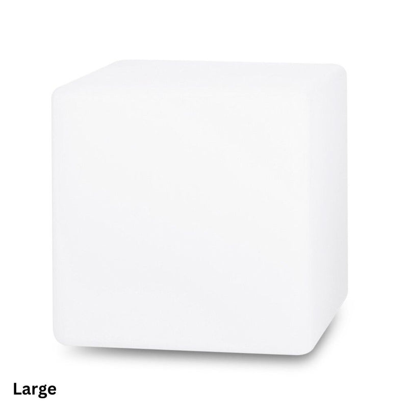 Remote Controlled LED Glowing Cube - USB Rechargeable