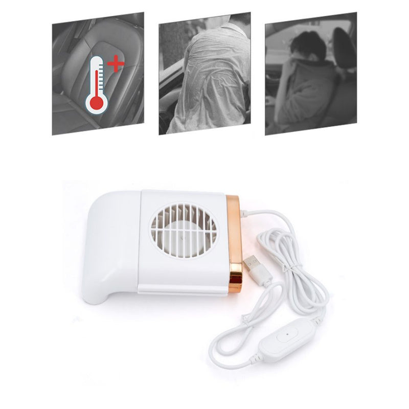 USB Powered 3 Wind Speed Universal Car Back Seat Fan