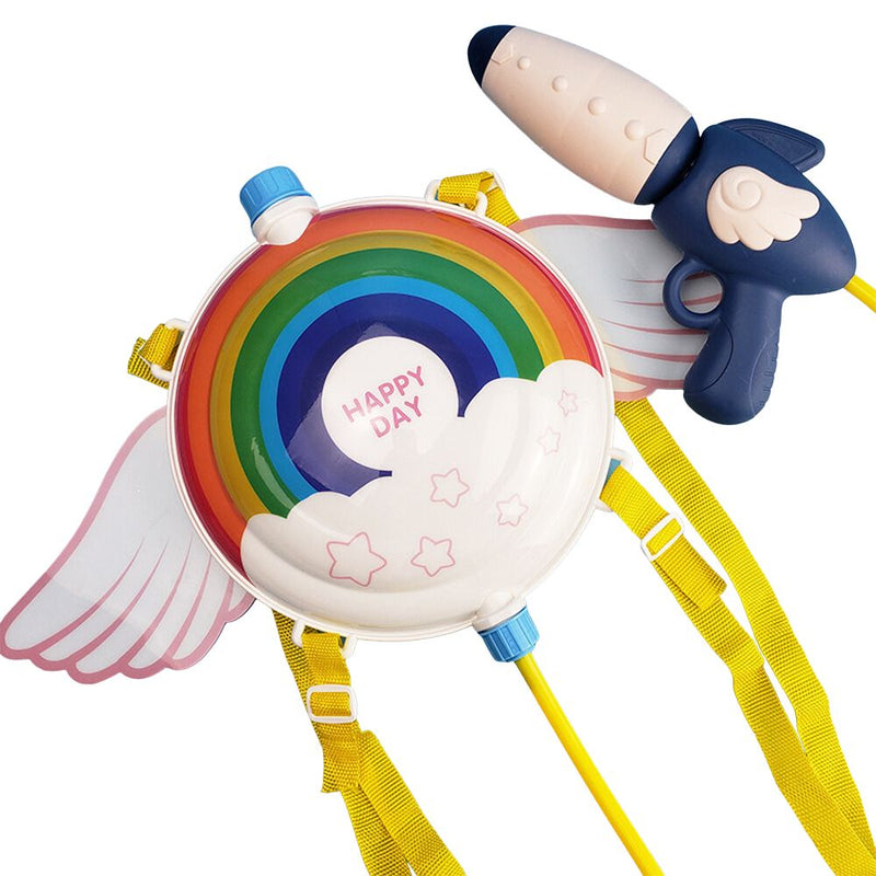 Kids Portable Water Tank Backpack and Water Gun Toy Pistol