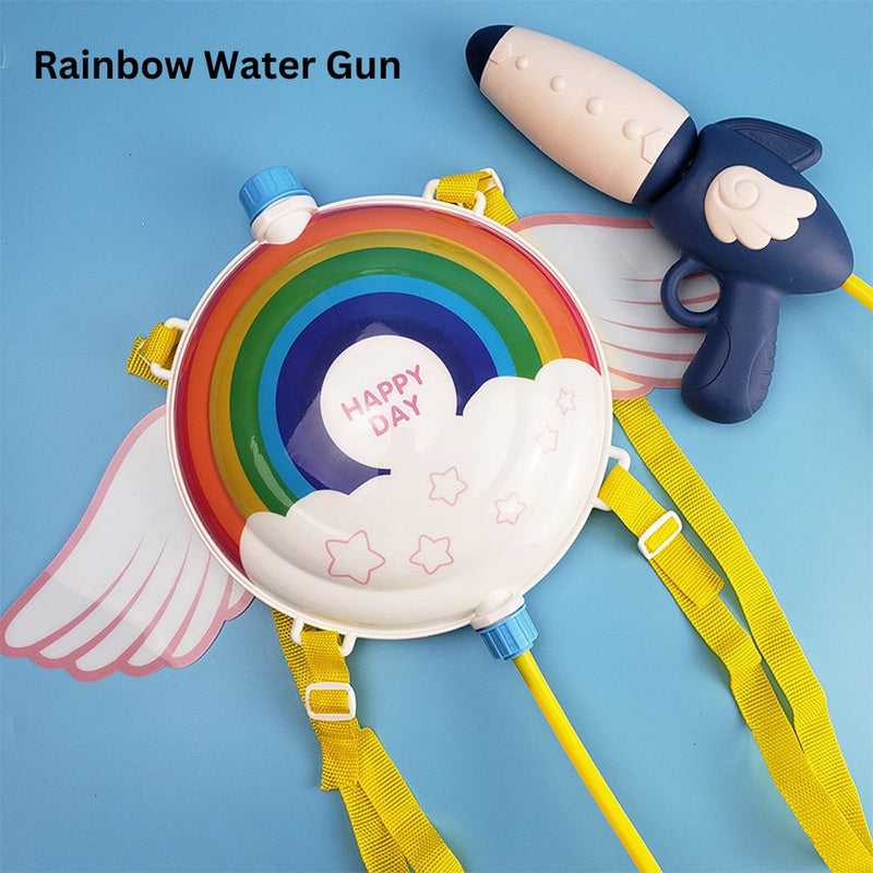 Kids Portable Water Tank Backpack and Water Gun Toy Pistol
