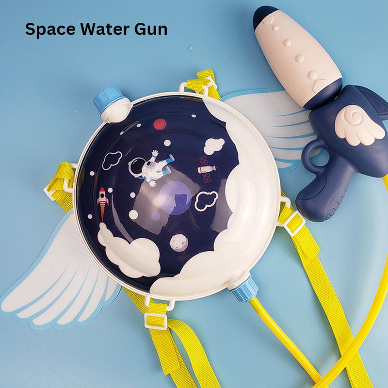 Kids Portable Water Tank Backpack and Water Gun Toy Pistol