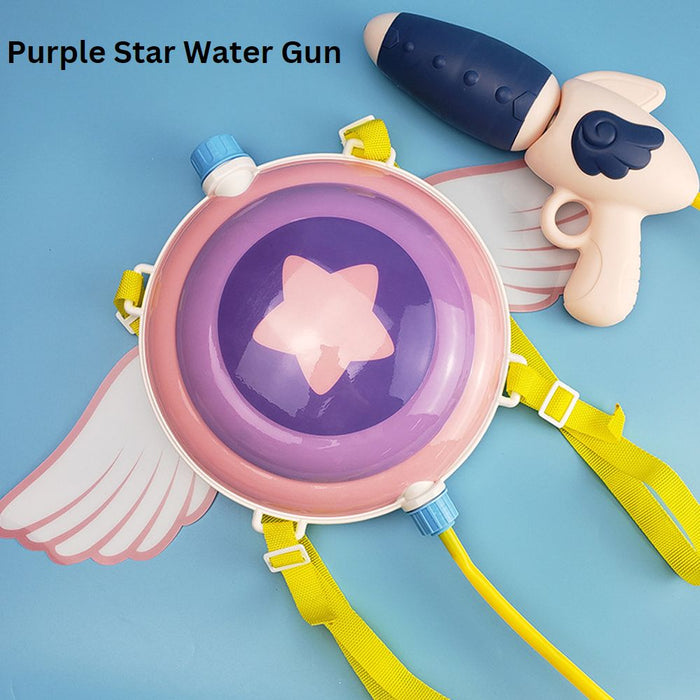 Kids Portable Water Tank Backpack and Water Gun Toy Pistol