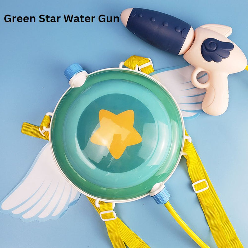 Kids Portable Water Tank Backpack and Water Gun Toy Pistol