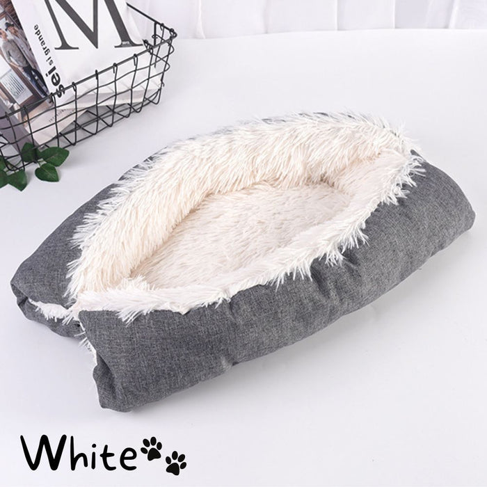 2 in 1 Convertable Self-Heating Pet Bed Indoor Mat with Non-Slip Bottom