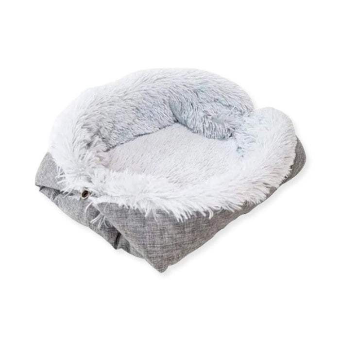 2 in 1 Convertable Self-Heating Pet Bed Indoor Mat with Non-Slip Bottom