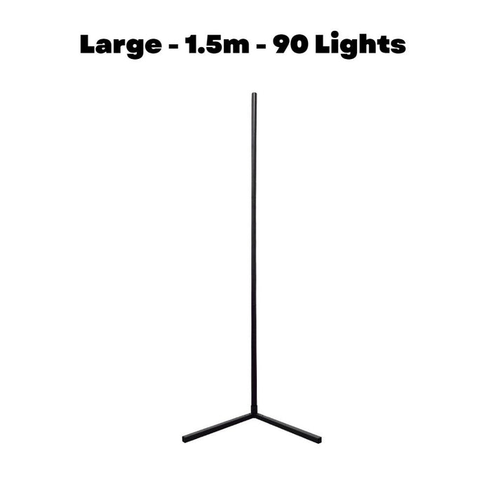 USB Rechargeable Remote Controlled Dimmable Standing Corner LED Floor Lamp