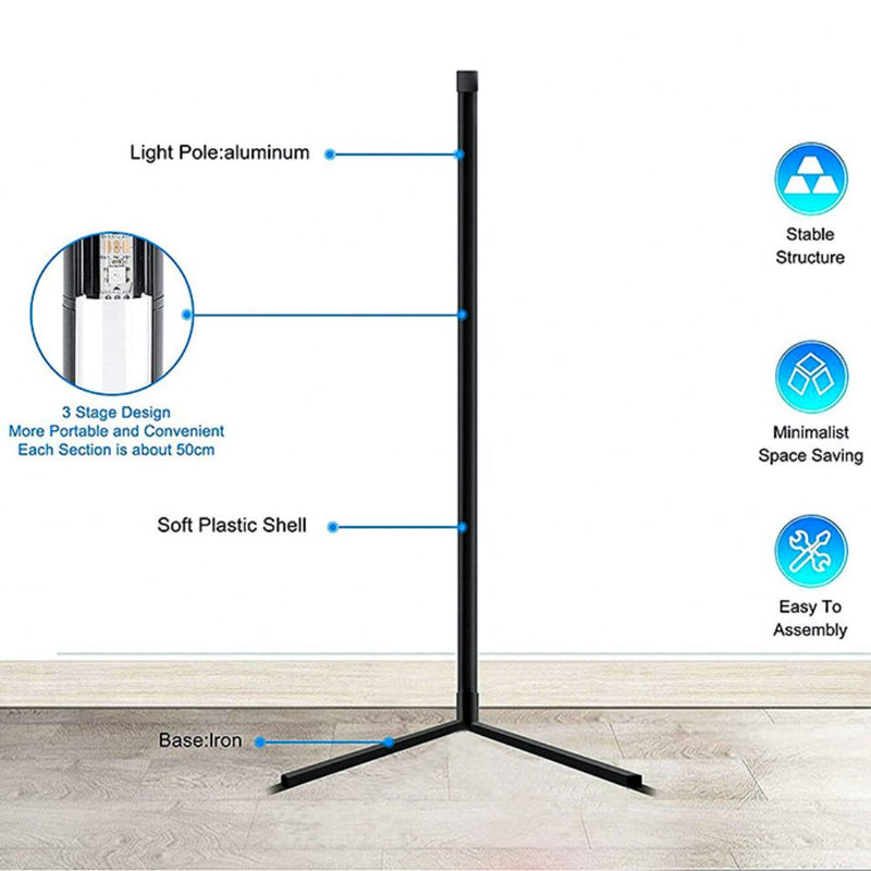 Standing Corner LED Floor Lamp