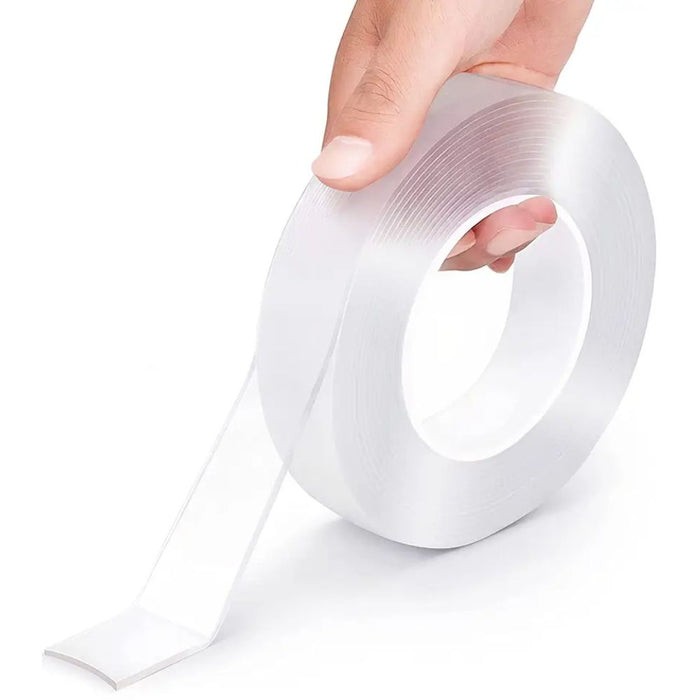 Double Sided Transparent Reusable Water Resistant Nano Adhesive Tape - 1M/2M/3M/5M