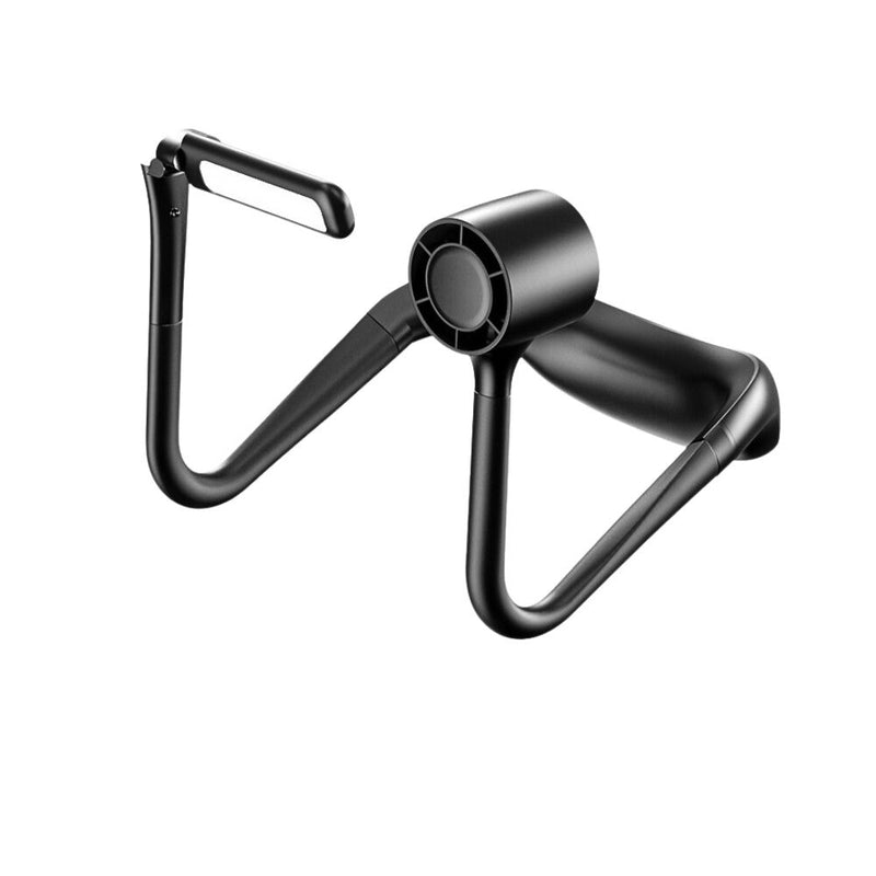 USB Rechargeable Hands Free Portable Neck Fan with LED Light
