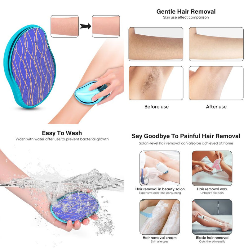 Nano Crystal Painless Exfoliating Hair Removal Stone