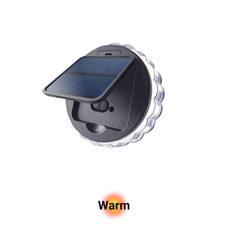 Solar Powered Water Resistant Outdoor Garden Wall Porch and Deck Lights