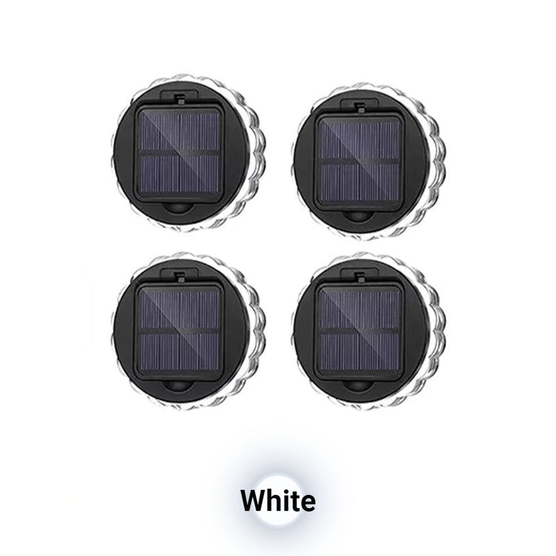 Solar Powered Water Resistant Outdoor Garden Wall Porch and Deck Lights