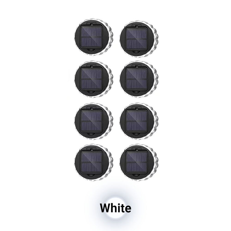 Solar Powered Water Resistant Outdoor Garden Wall Porch and Deck Lights