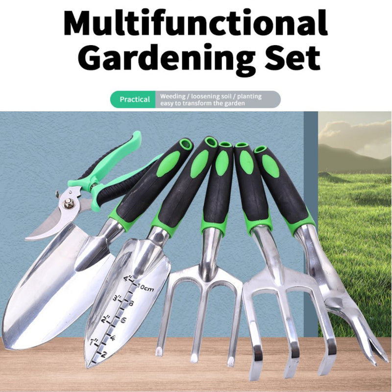 9pcs/set Aluminum Alloy Outdoor Gardening Shovel Set