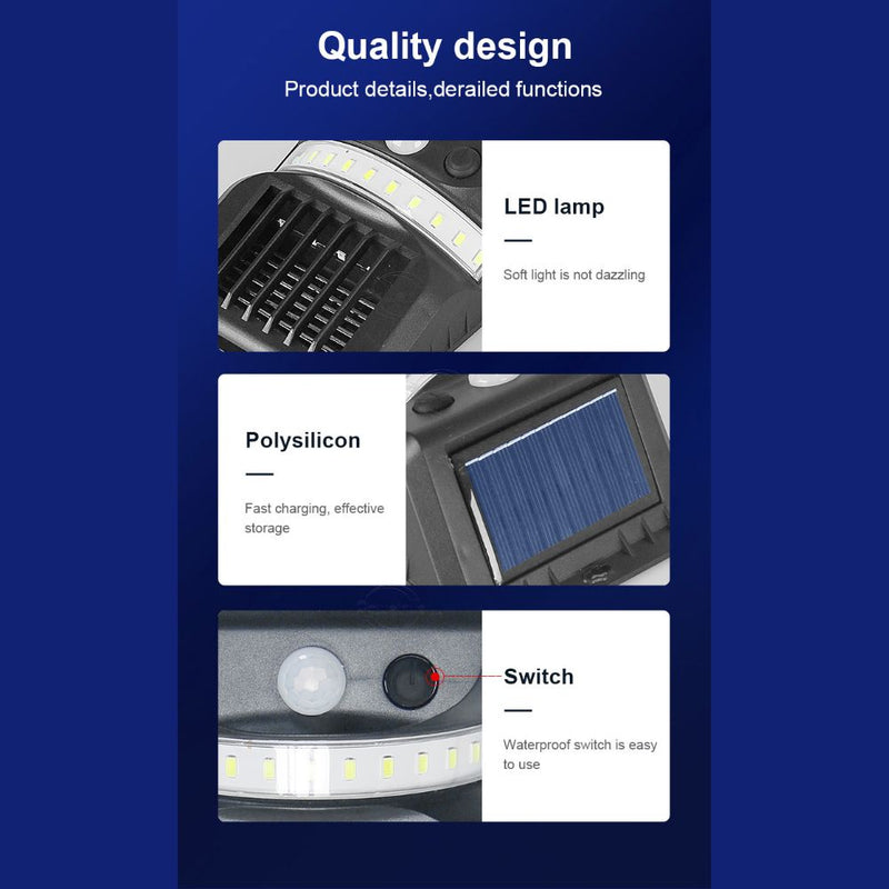 Solar Powered Outdoor Mosquito and Insect Killer Lamp