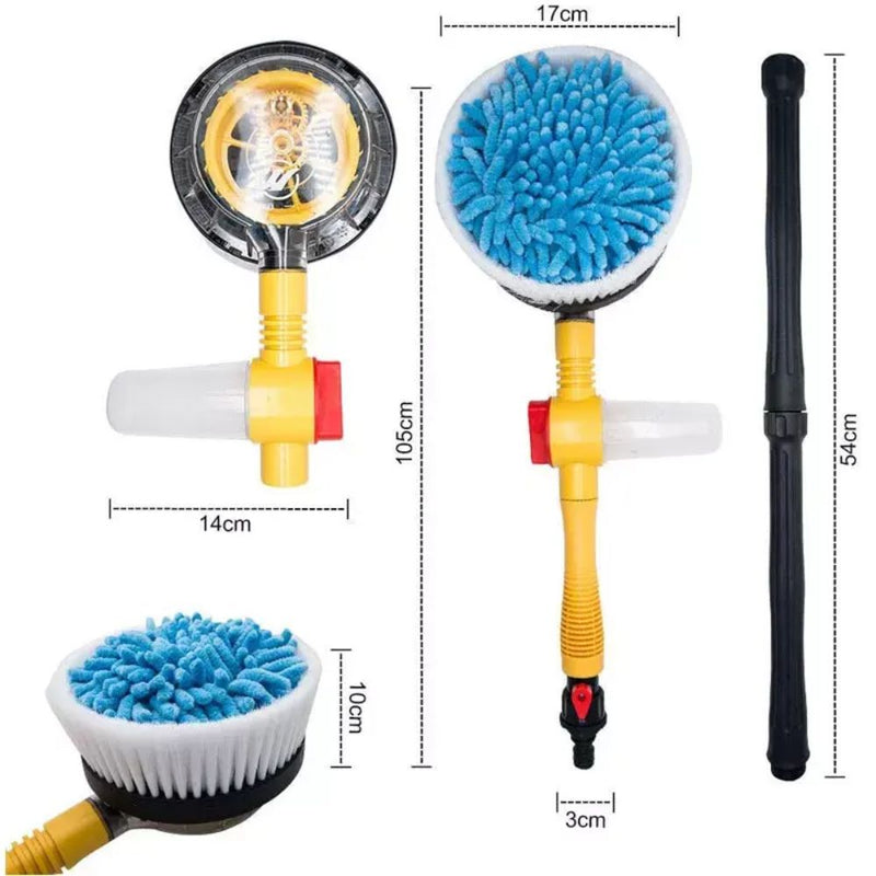 360-Degree Rotation Telescopic High Pressure Foaming Cleaning Brush
