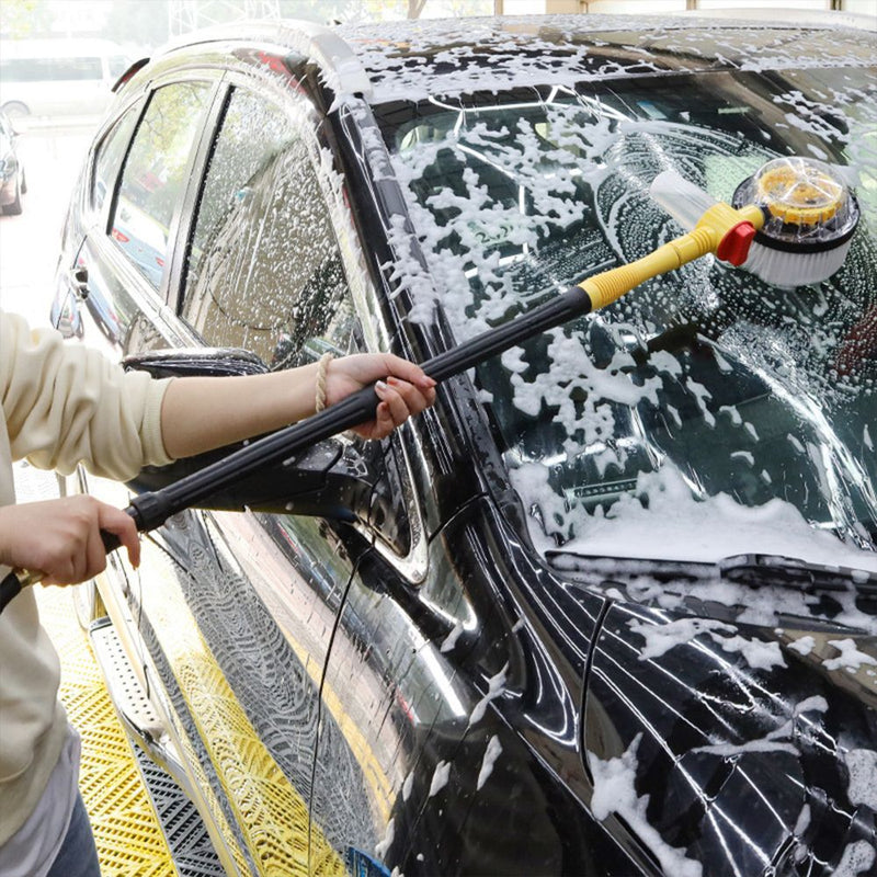 360-Degree Rotation Telescopic High Pressure Foaming Cleaning Brush