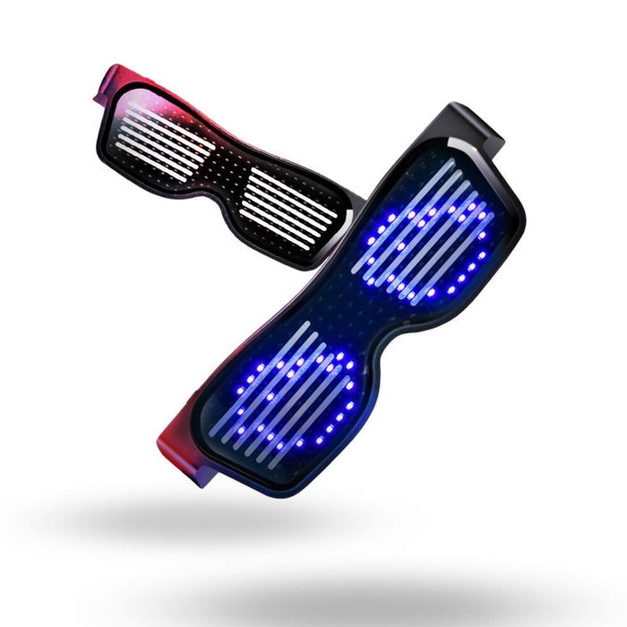 USB Rechargeable App Control Bluetooth LED Party Glasses