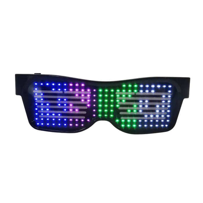 USB Rechargeable App Control Bluetooth LED Party Glasses