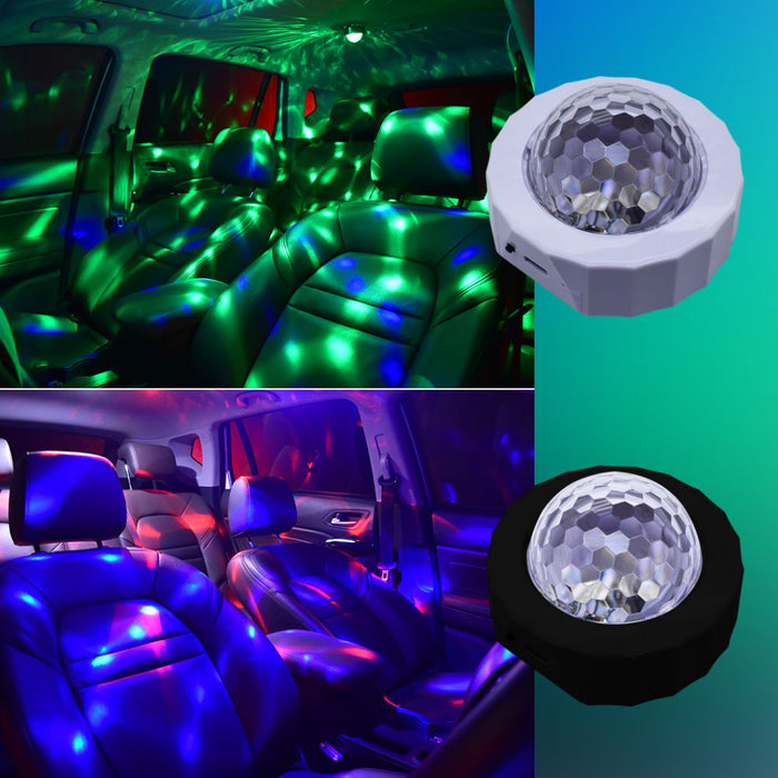 USB Rechargeable LED Crystal Magic Ball Stage Lights